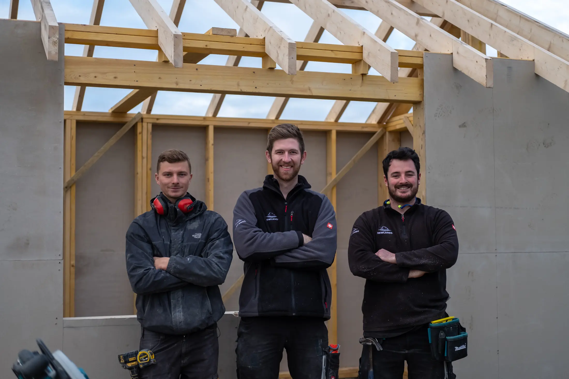 The Newlands Construction team on site